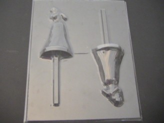 435sp Snow Black II Chocolate or Hard Candy Lollipop Mold